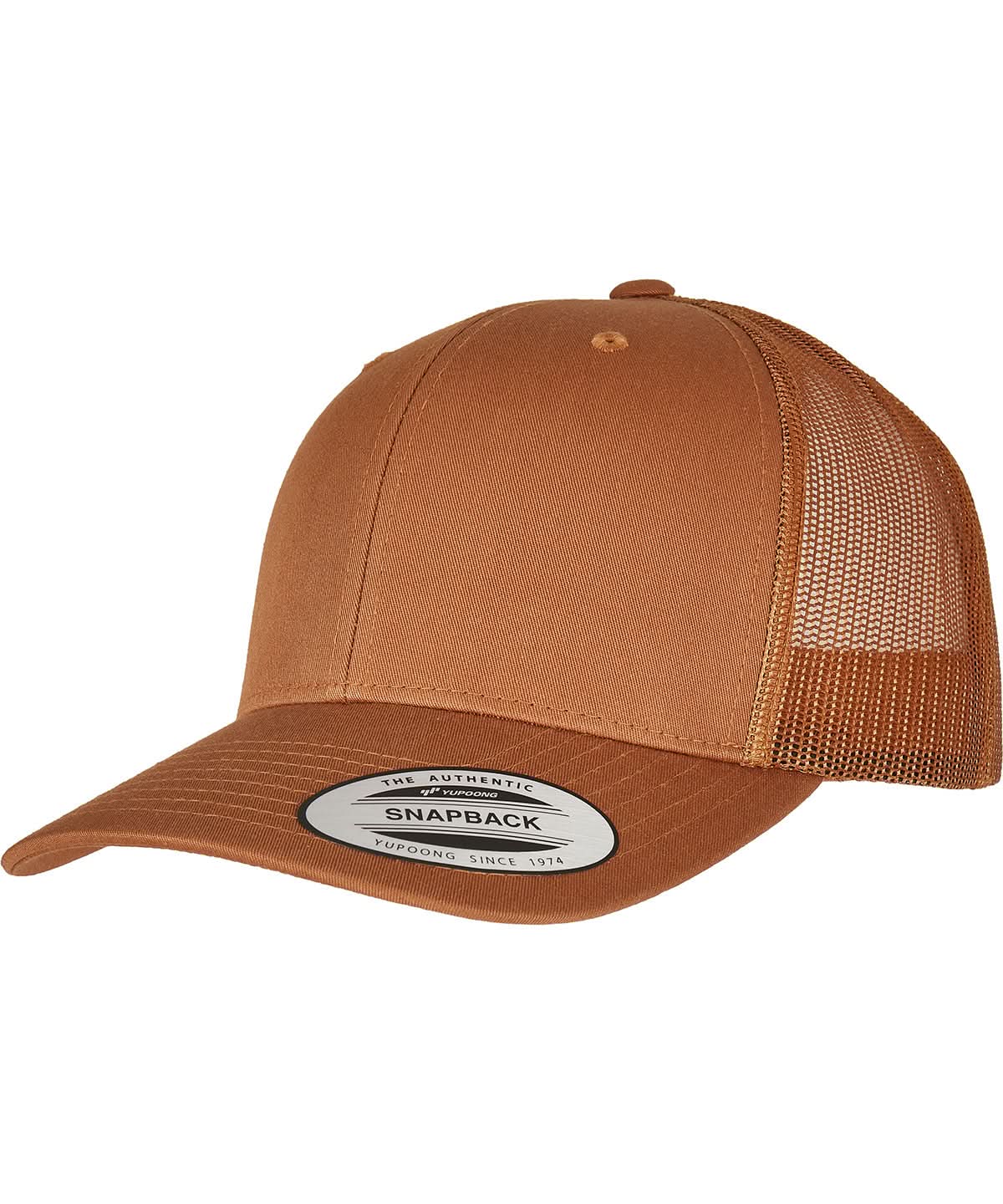 Flexfit By Yupoong Retro Trucker Cap 6606 YP023 - Caramel One size - Customisable Caps