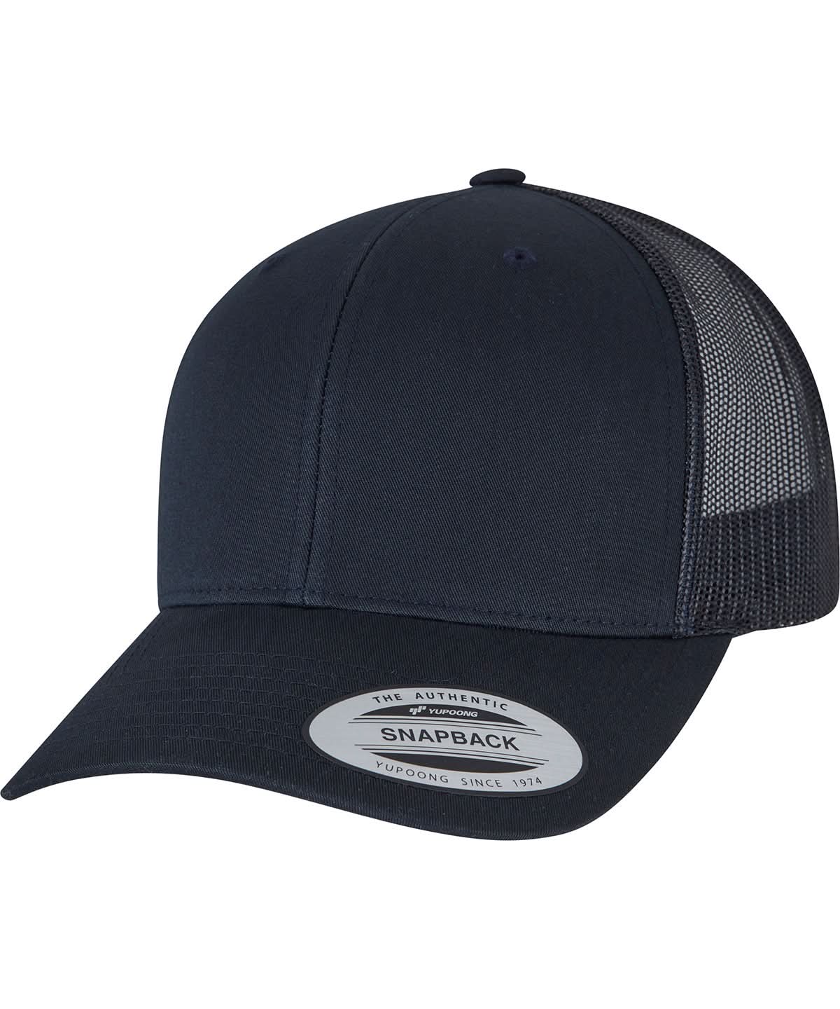 Flexfit By Yupoong Retro Trucker Cap 6606 YP023 - Dark Navy One size - Customisable Caps