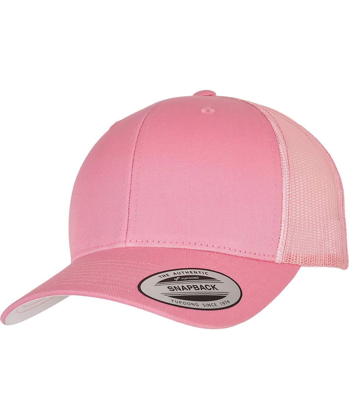 Flexfit By Yupoong Retro Trucker Cap 6606 YP023 - Pink One size - Customisable Caps