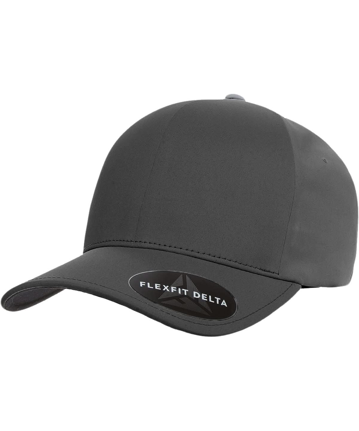 Flexfit By Yupoong Flexfit Delta Cap 180 YP028 - Dark Grey - Customisable Caps