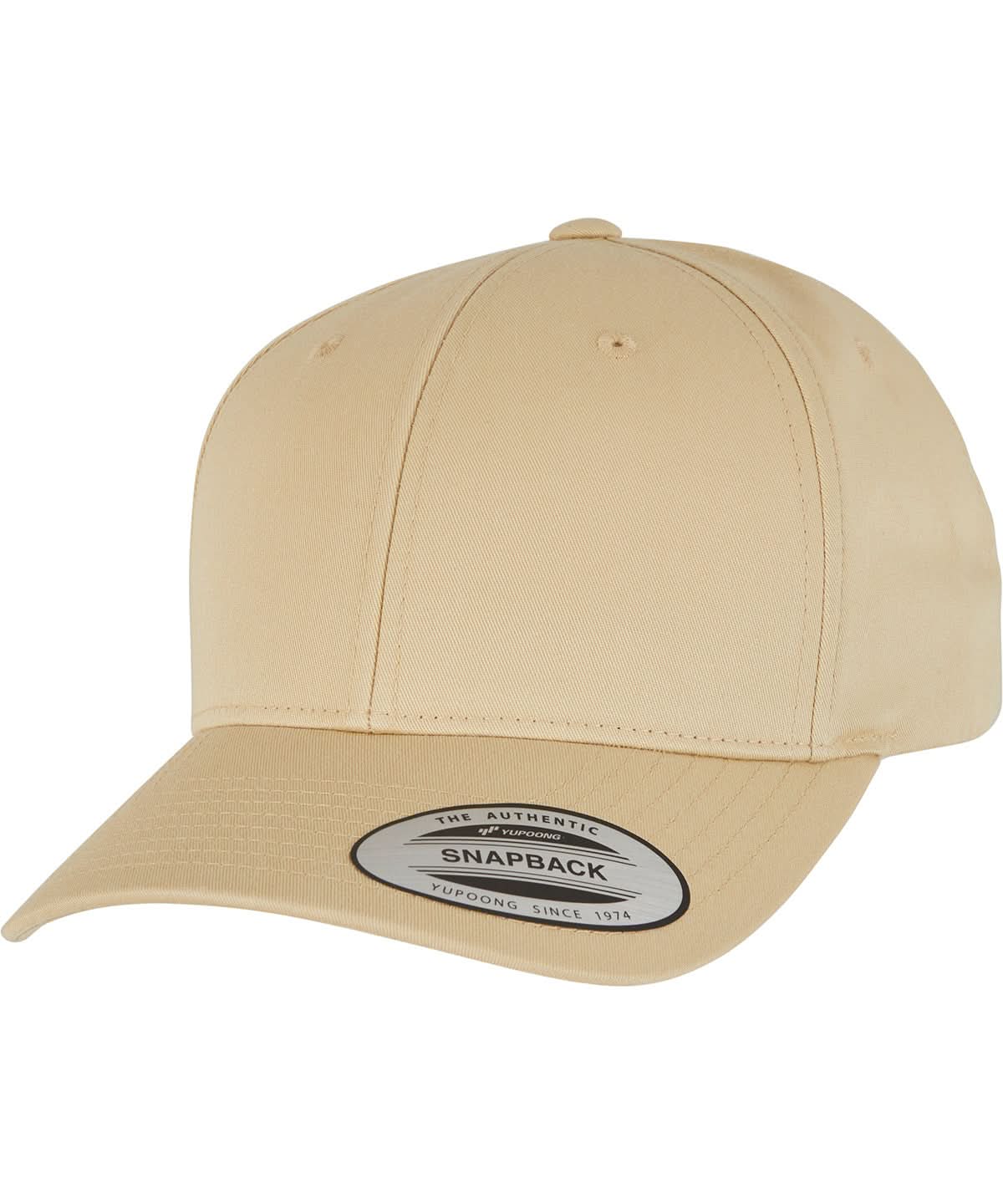 Flexfit By Yupoong Curved Classic Snapback 77067706 YP035 - Gold One size - Customisable Caps