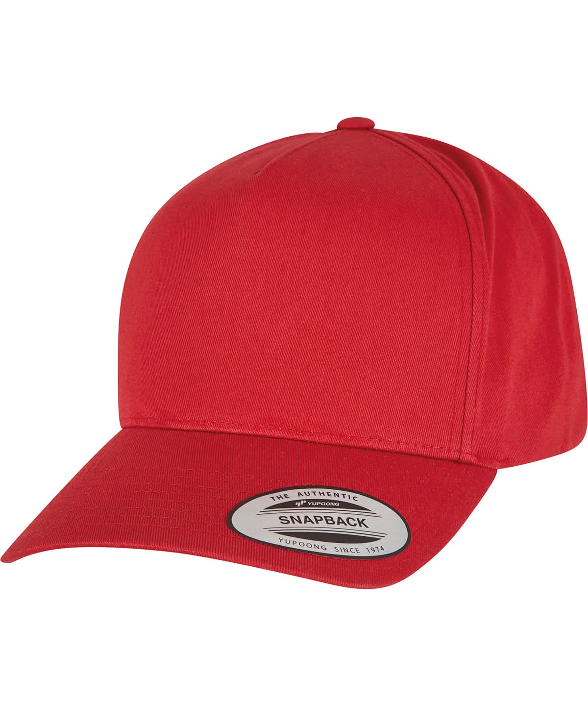 Flexfit By Yupoong 5 Panel Curved Classic Snapback 7707 YP058 - Mars Red One size - Customisable Caps