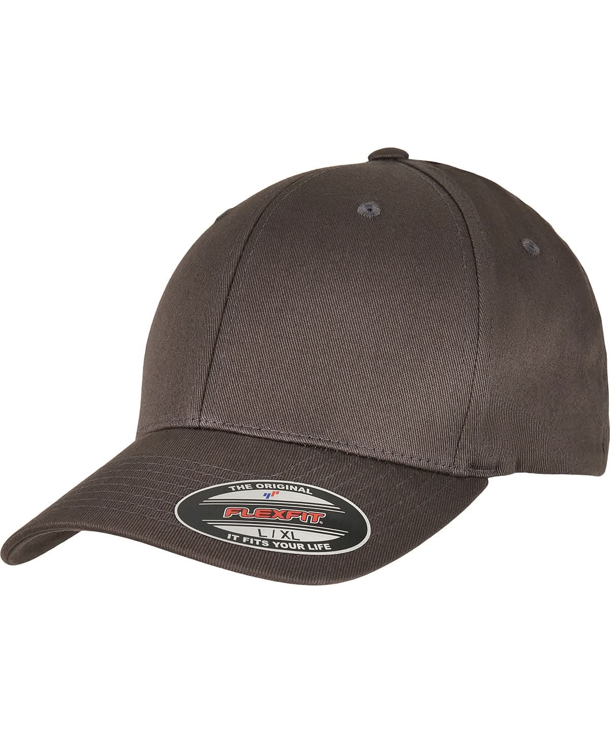 Flexfit By Yupoong Flexfit Organic Cotton Cap 6277Oc YP113 - Dark Grey - Customisable Caps