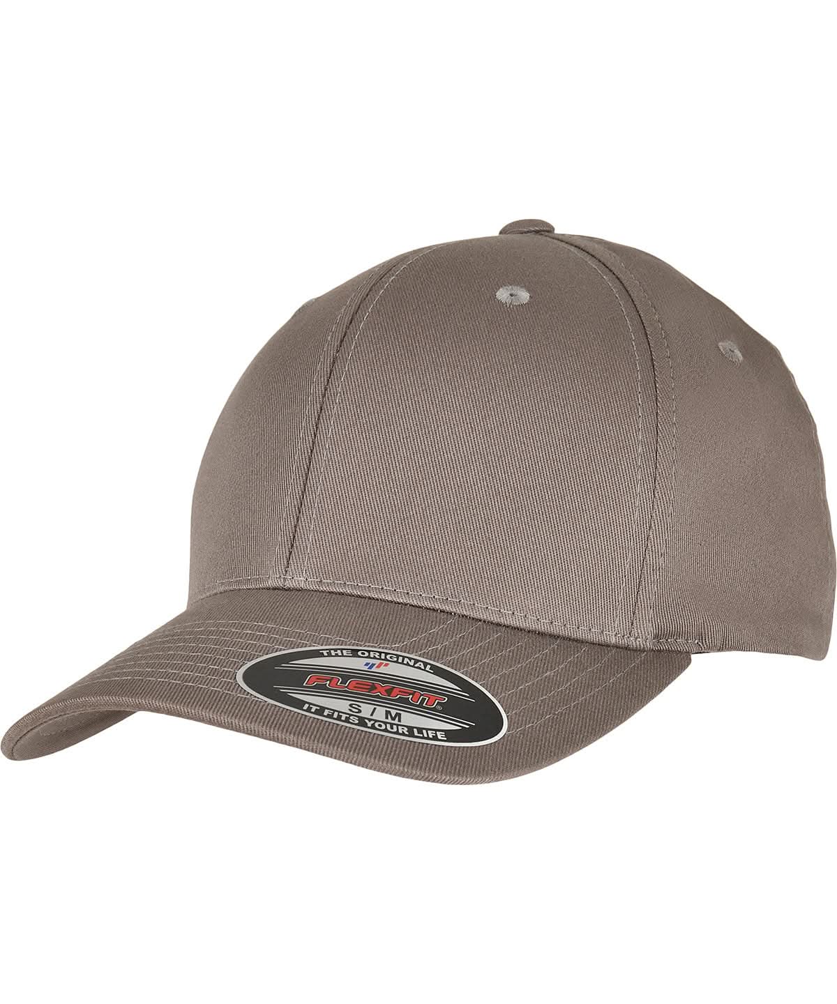 Flexfit By Yupoong Flexfit Organic Cotton Cap 6277Oc YP113 - Pale Grey - Customisable Caps