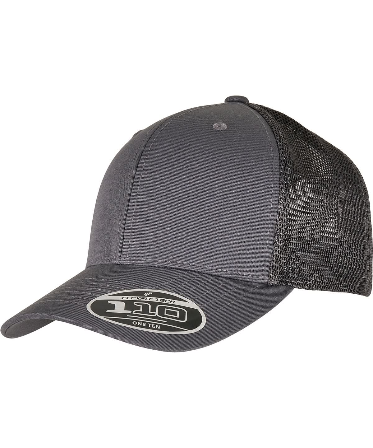 Flexfit By Yupoong 110 Flexfit Melange Trucker 110Pt YP185 - Grey Melange One size - Customisable Caps