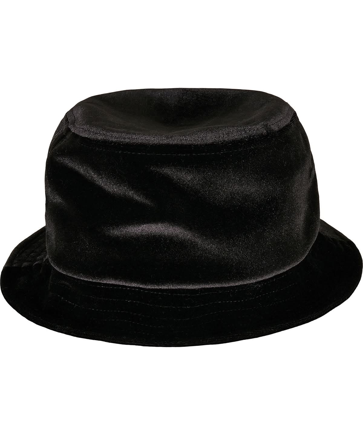Flexfit By Yupoong Velvet Bucket Hat 5003Vb YP206 - Black One size - Customisable Hats