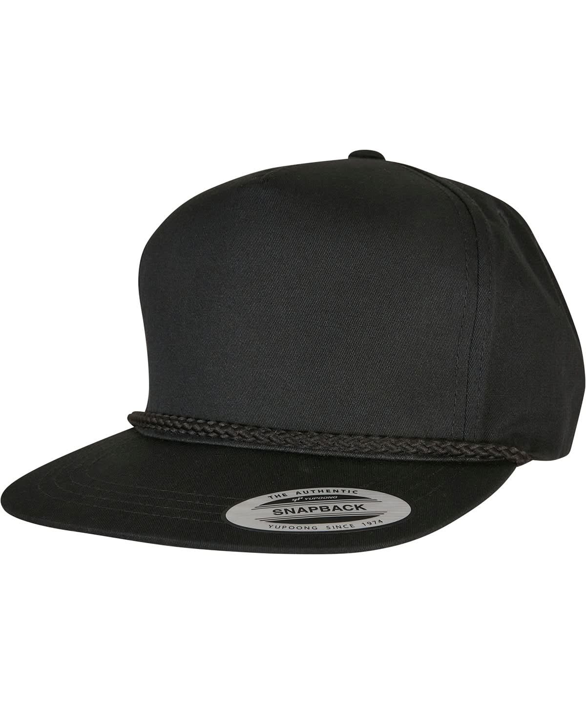 Flexfit By Yupoong Yp Classics Classic Poplin Golf Cap 6002 YP207 - Black One size - Customisable Caps