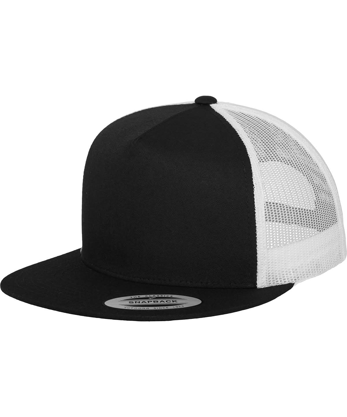 Flexfit By Yupoong Classic Trucker 2 Tone 6006T YP211 - Black White One size - Customisable Caps