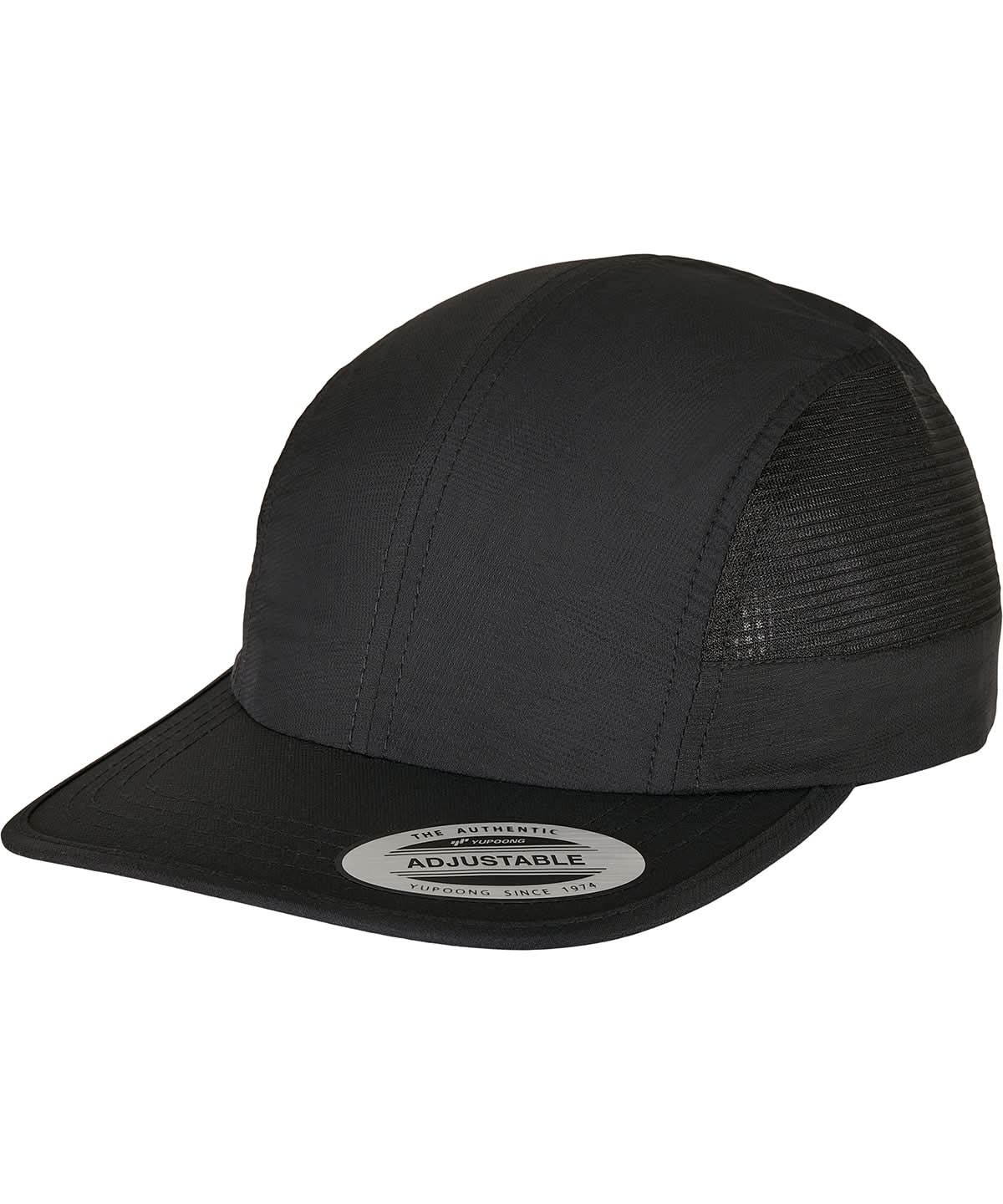 Flexfit By Yupoong Nylon Snapback 6088Ns YP213 - Black One size - Customisable Caps