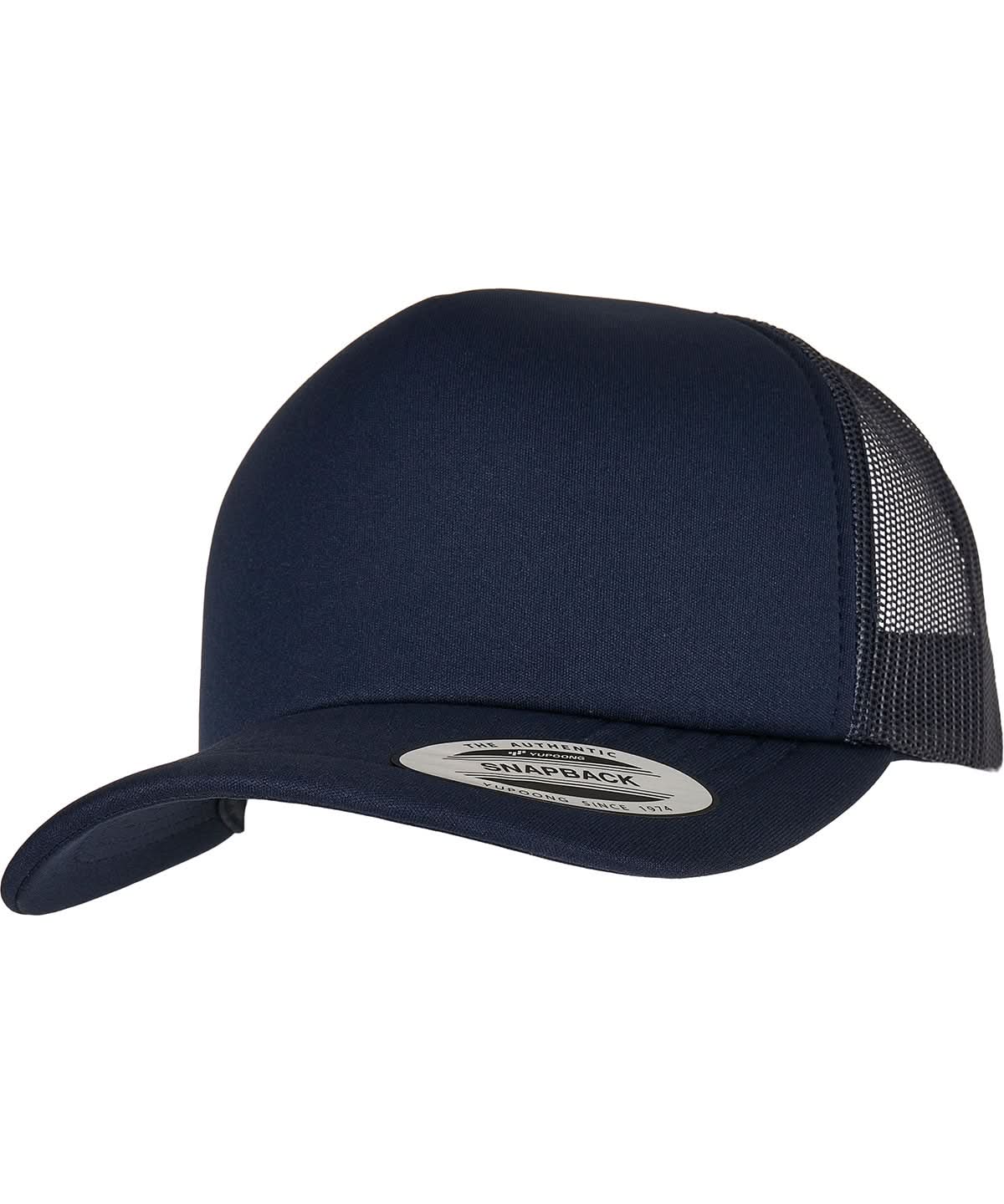 Flexfit By Yupoong Yp Classics Classic Curved Visor Foam Trucker Cap 6320 YP226 - Navy One size - Customisable Caps
