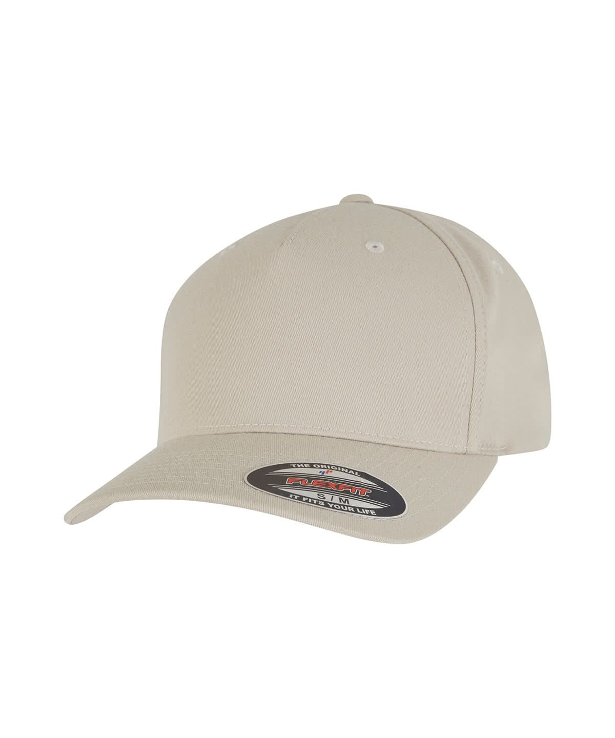 Flexfit By Yupoong Flexfit 5 Panel 6560 YP233 - Beige One size - Customisable Caps