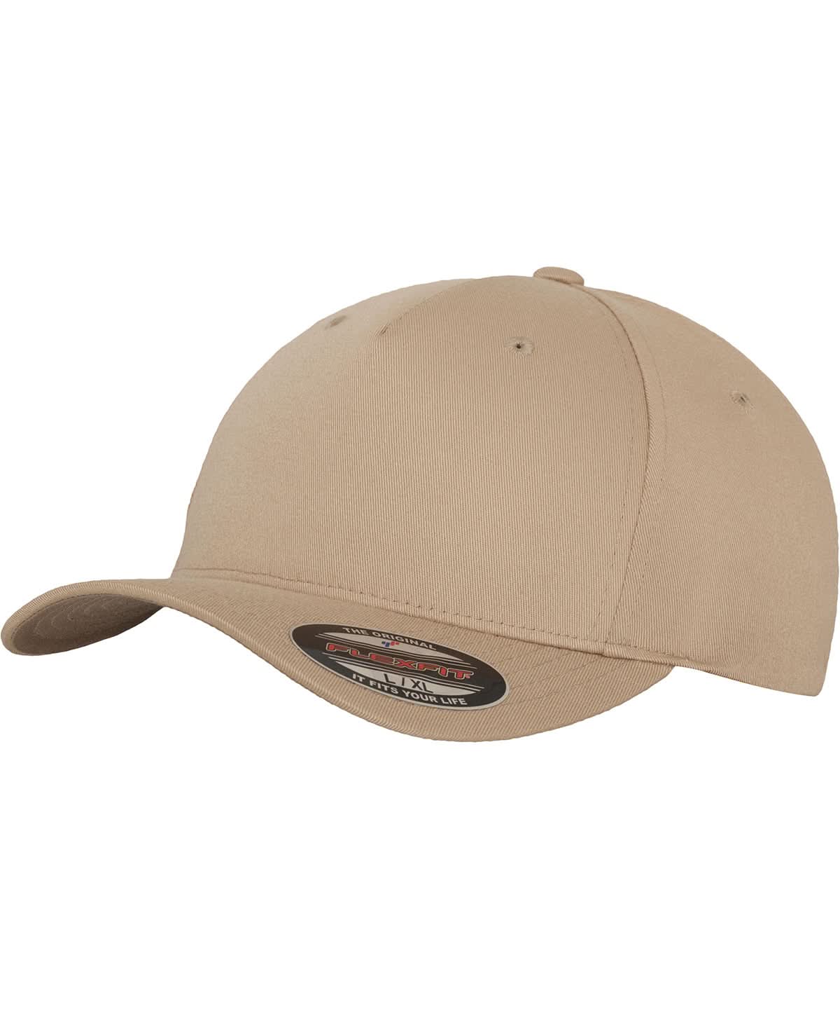 Flexfit By Yupoong Flexfit 5 Panel 6560 YP233 - Khaki One size - Customisable Caps