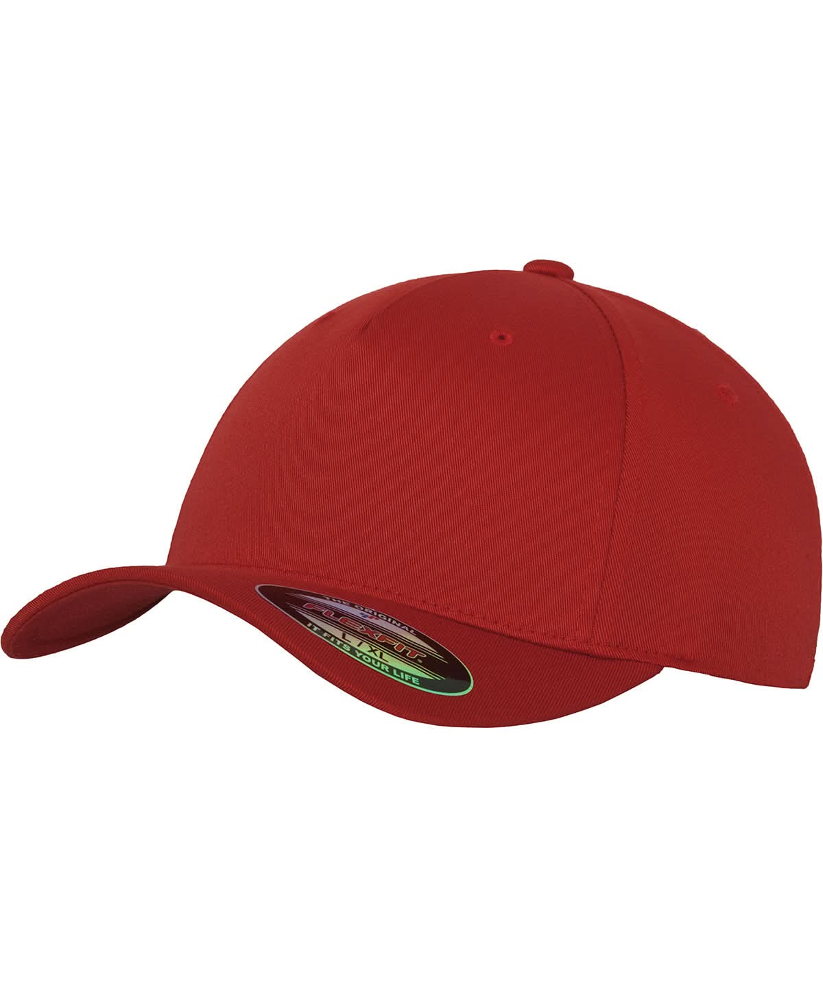 Flexfit By Yupoong Flexfit 5 Panel 6560 YP233 - Red One size - Customisable Caps