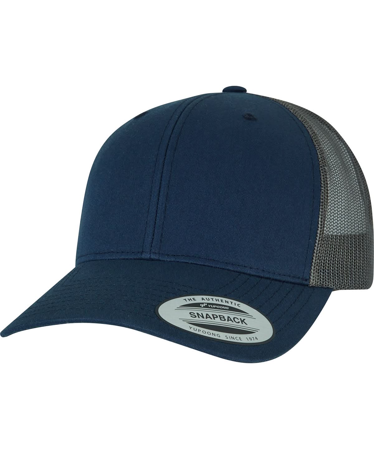 Flexfit By Yupoong Retro Trucker 2 Tone 6606T YP237 - Navy Greyish Brown One size - Customisable Caps
