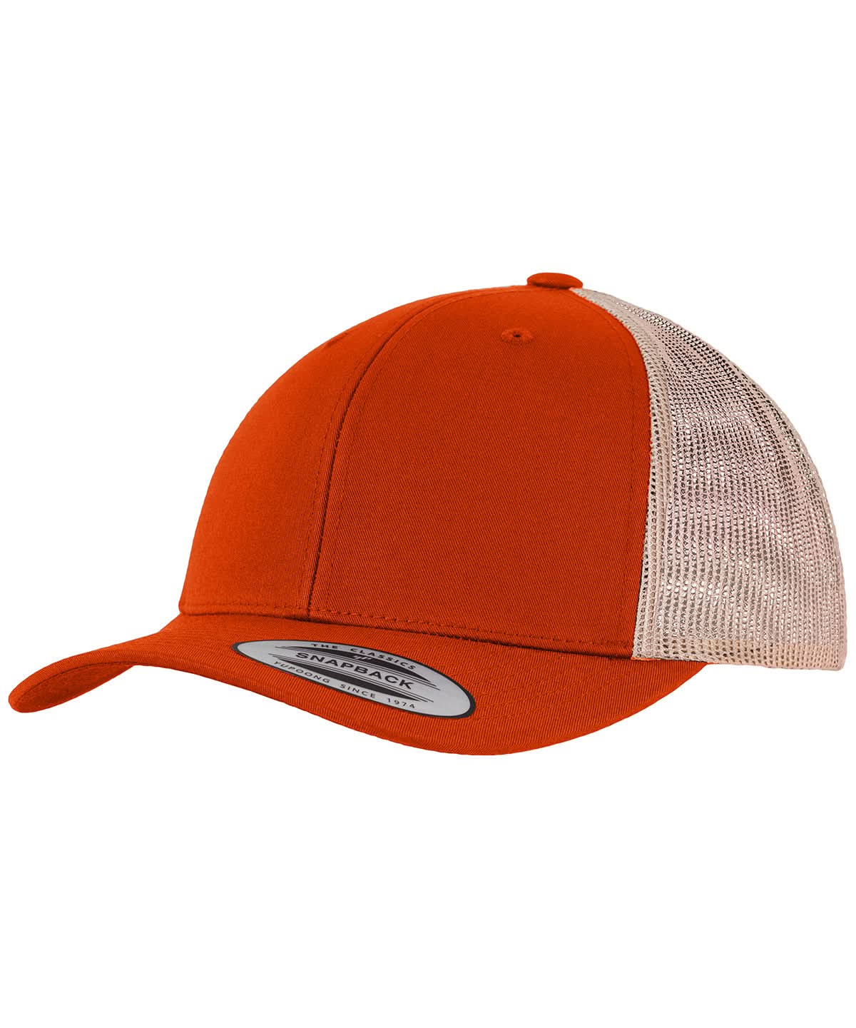 Flexfit By Yupoong Retro Trucker 2 Tone 6606T YP237 - Rustic Orange Khaki One size - Customisable Caps