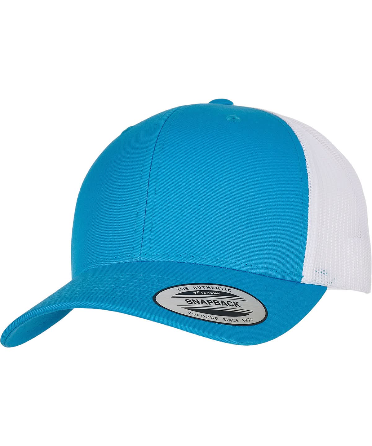 Flexfit By Yupoong Retro Trucker 2 Tone 6606T YP237 - Turquoise White One size - Customisable Caps