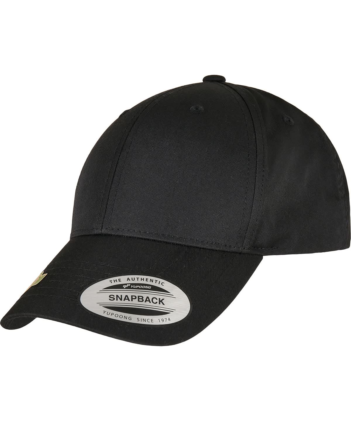 Flexfit By Yupoong Recycled Poly Twill Snapback 7706Rs YP244 - Black One size - Customisable Caps