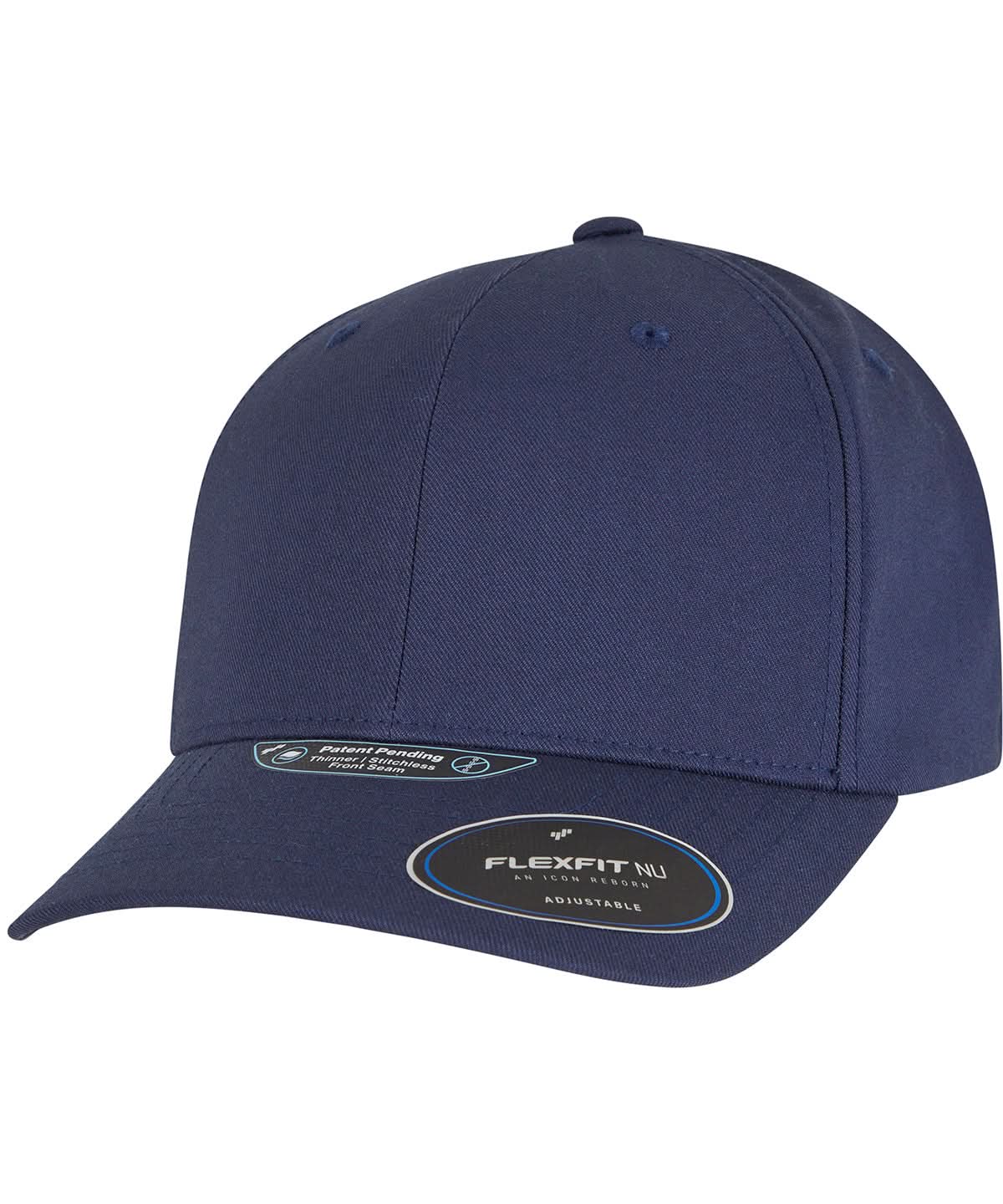 Flexfit By Yupoong Flexfit Nu Adjustable Snapback 6110Nu YP251 - Navy One size - Customisable Caps