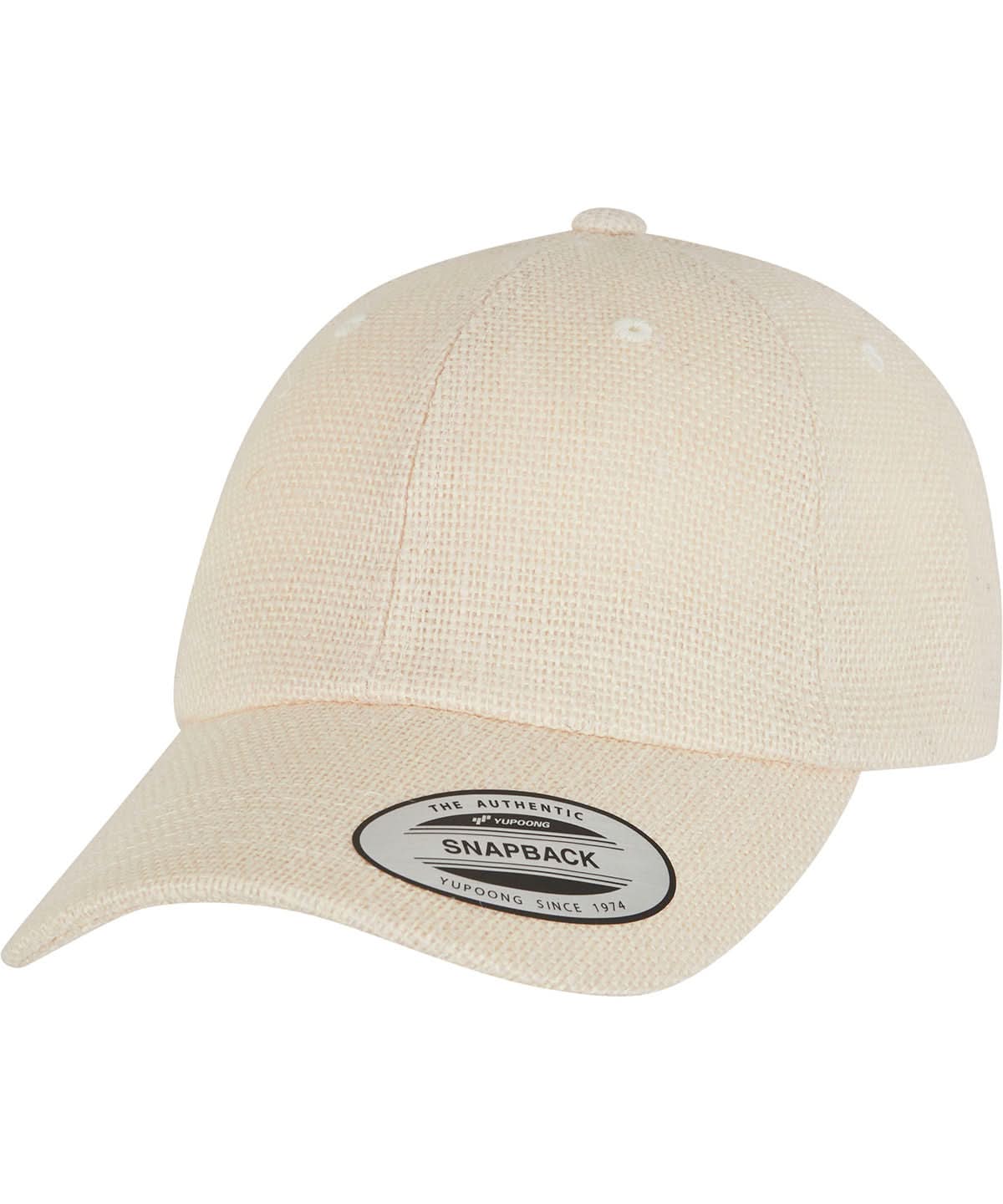 Flexfit By Yupoong Flexfit Dad Jute Cap 9303 YP253 - Off White One size - Customisable Caps