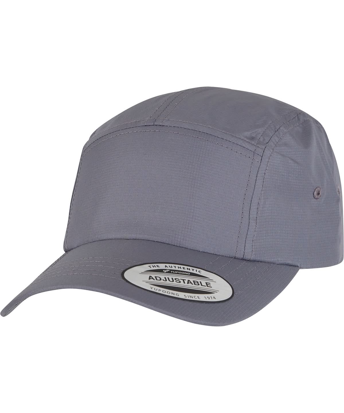 Flexfit By Yupoong Flexfit Jockey Elastic Cap 9300 YP254 - Grey One size - Customisable Caps