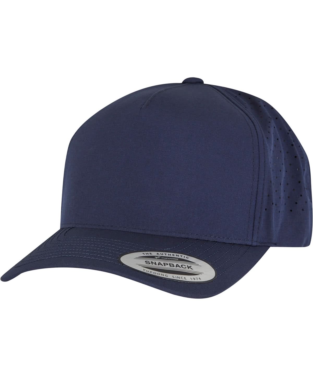 Flexfit By Yupoong Yp Classics 5 Panel Snapback 5389Ap YP257 - Navy One size - Customisable Caps
