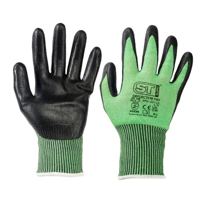 Supertouch Deflector ND Cut-Level D Nitrile Foam Gloves - G252 - - Customisable General Handling