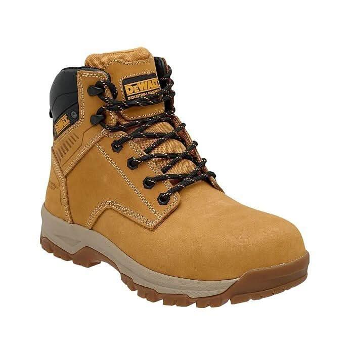 Dewalt Cranson Nubuck Steel Toe Safety Boots - Wheat - Customisable Safety Boots