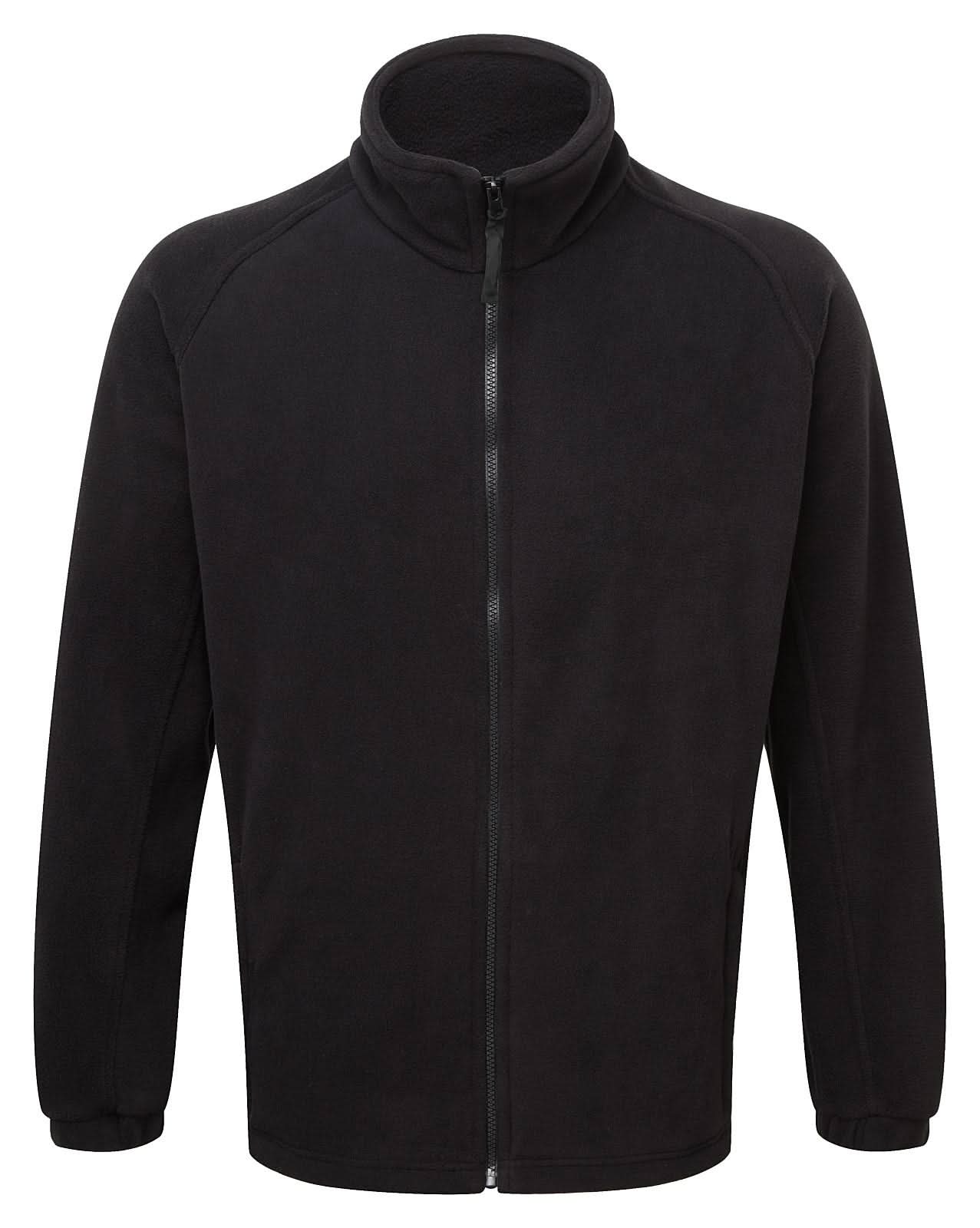 Fort Melrose Fleece Jacket FORT 205 - Black - Customisable Jackets