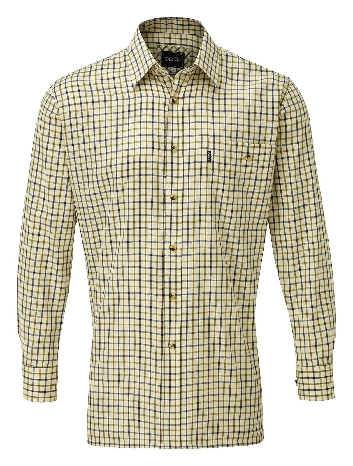 Fort Woodbridge Shirt FORT 141 - Green Navy - Customisable Shirts
