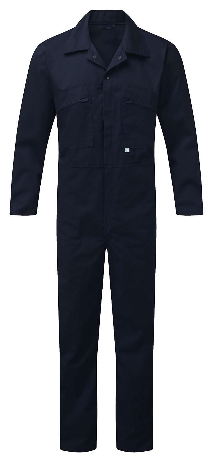 Fort Zip Front Coverall FORT 366 - Navy Blue - Customisable Coveralls