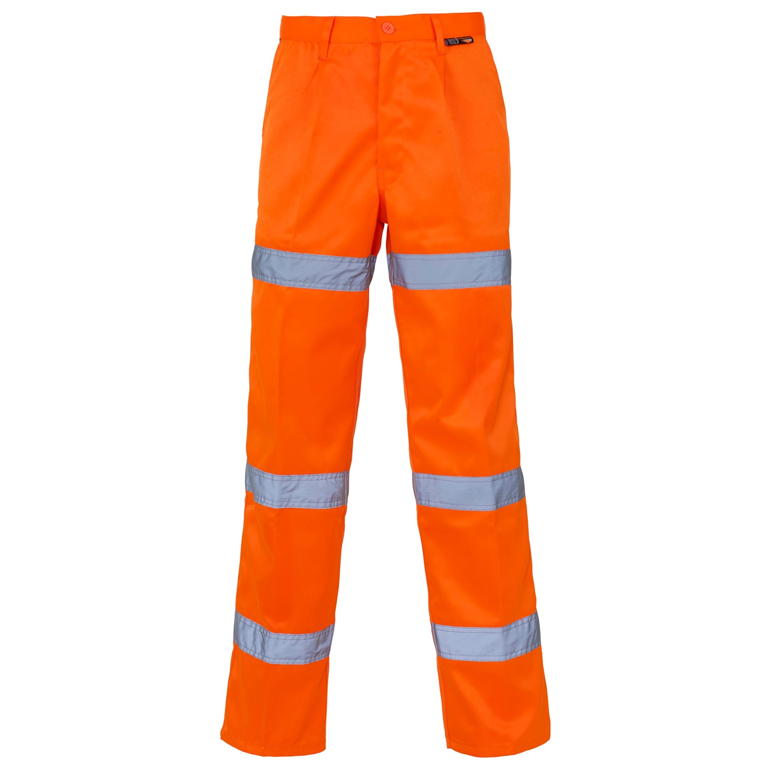Supertouch - Hi Vis 3 Band Polycotton Trousers - H61 - - Customisable Trousers