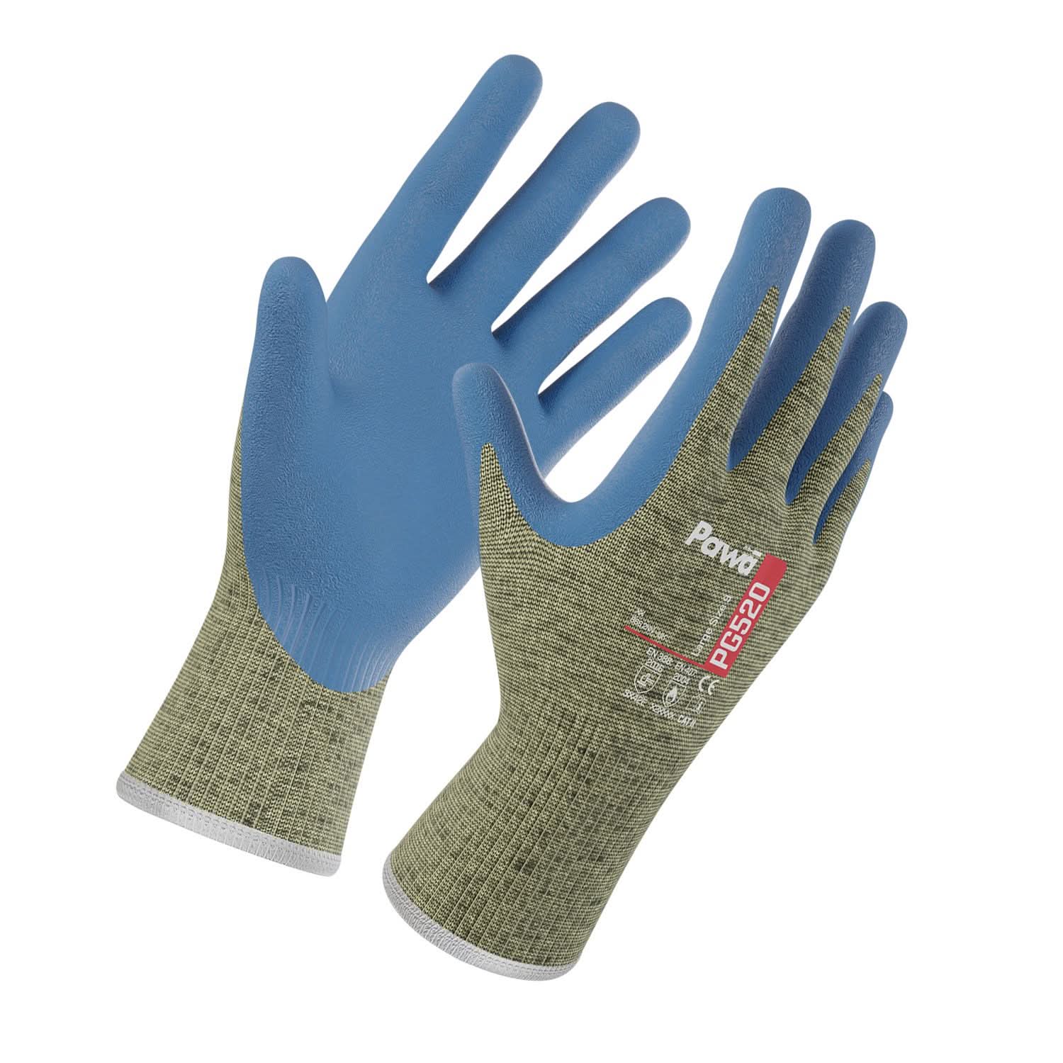 Pawa Gloves PG520 - Grey - Customisable PAWA