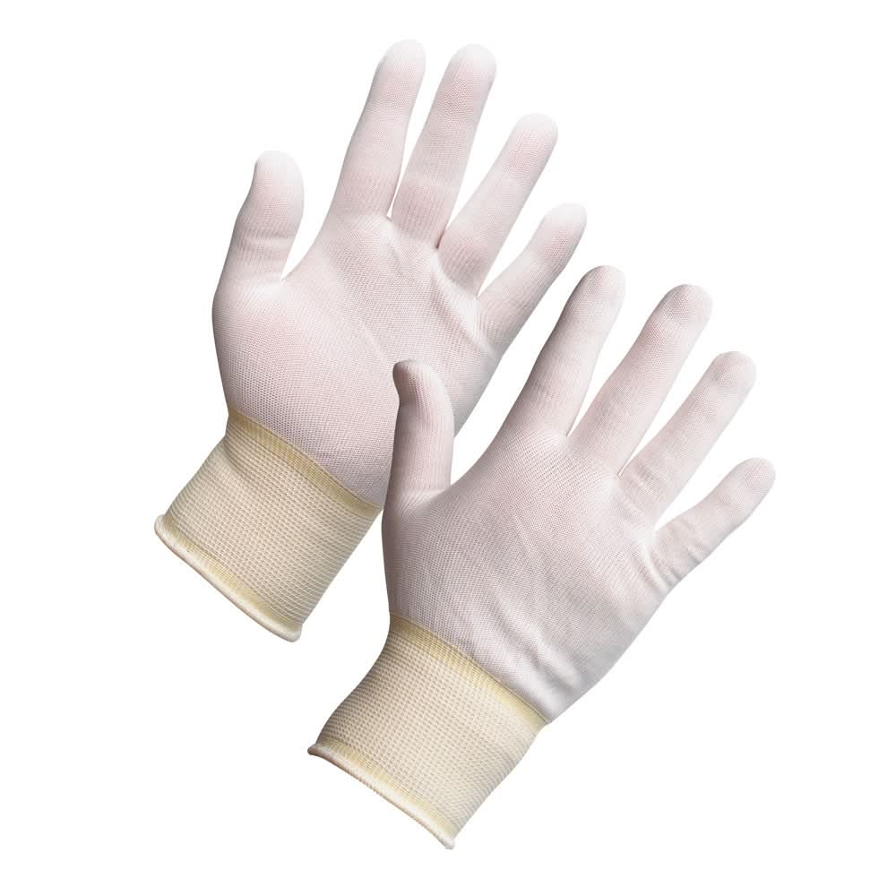 Supertouch - Polyliner Glove - G104 - White One Size - Customisable Liner