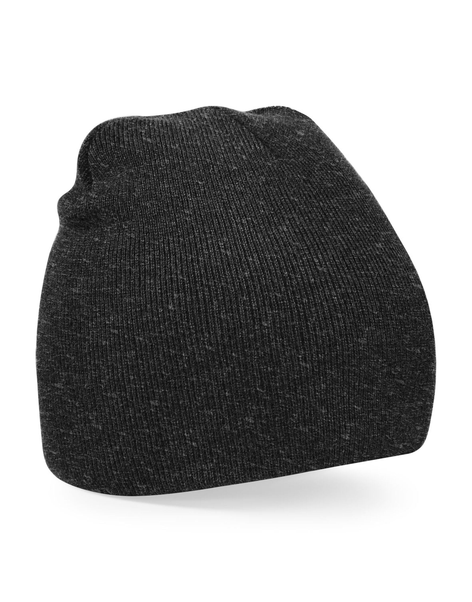 Beechfield Original Pull-On Beanie B44 - Charcoal O S - Customisable Beanies