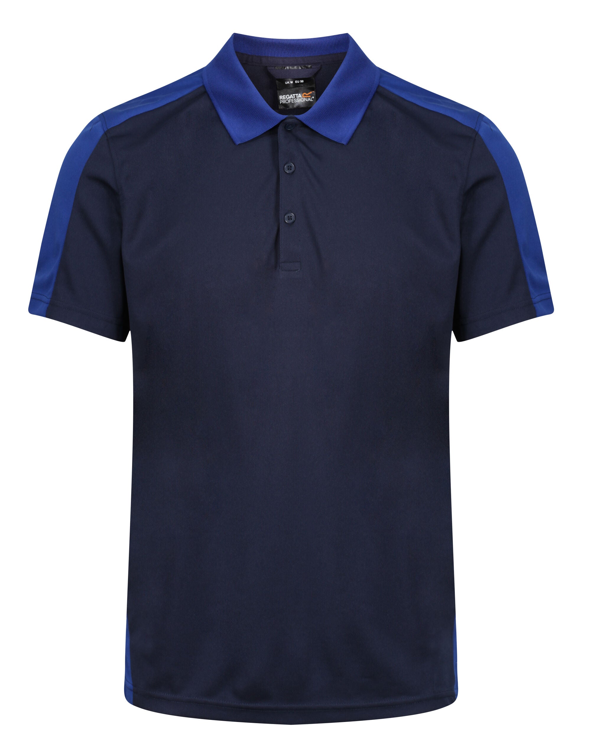 Regatta Professional Regatta Mens Contrast Wicking Polo TRS174 - Navy New Royal - Customisable Polos