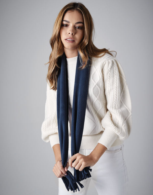 Beechfield Suprafleece® Dolomite Scarf B291 - Black O S - Customisable Scarf