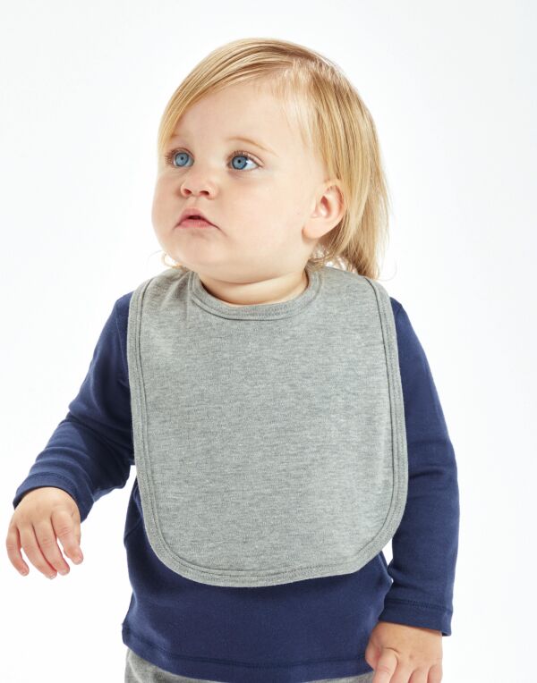 Babybugz Baby Bib BZ12 - Bubble Gum Pink O S - Customisable