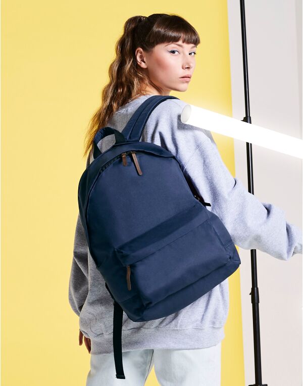 Bagbase Campus Laptop Backpack BG265 - Black O S - Customisable Bags