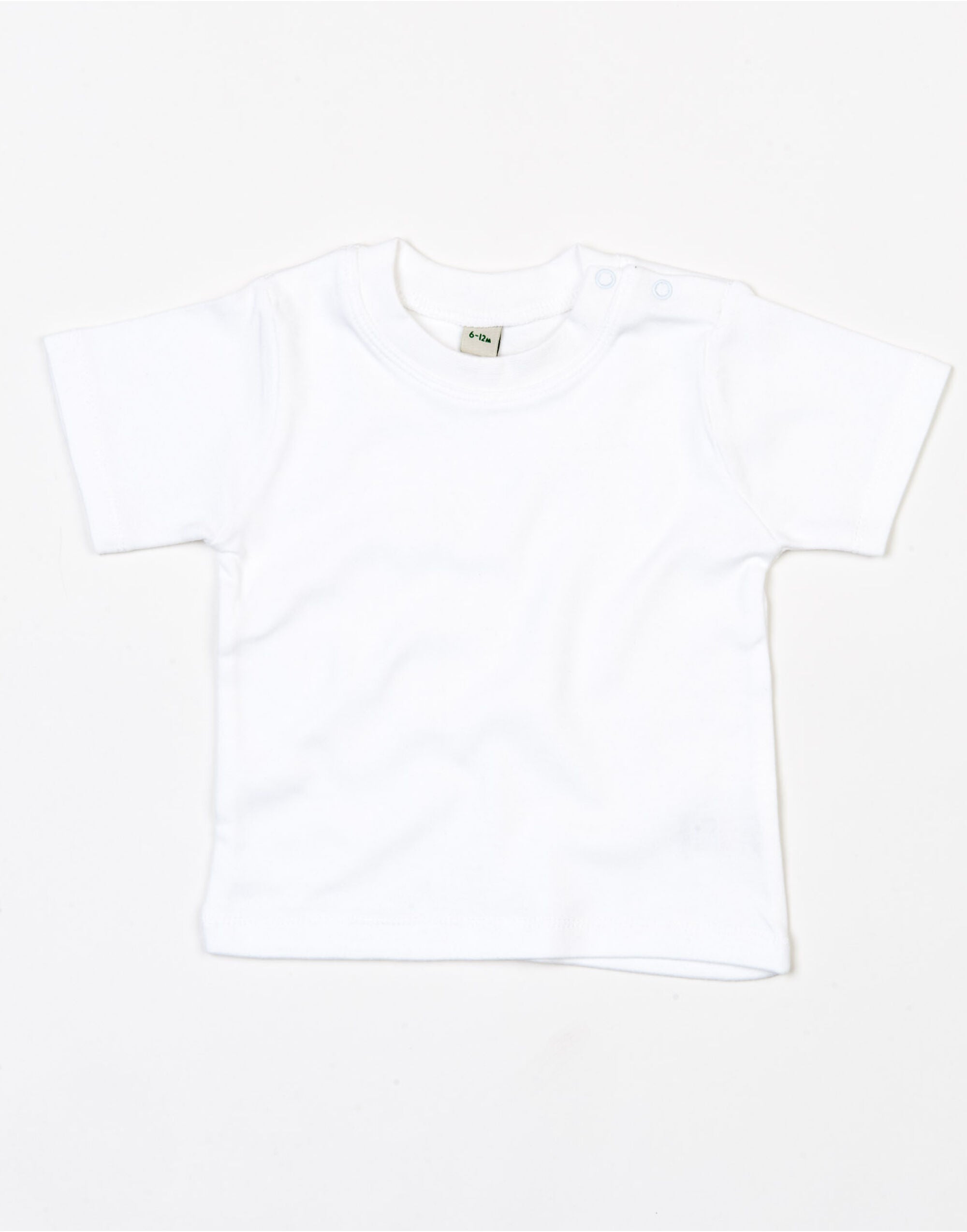 Babybugz Baby T bz02 - Organic White - Customisable Babywear