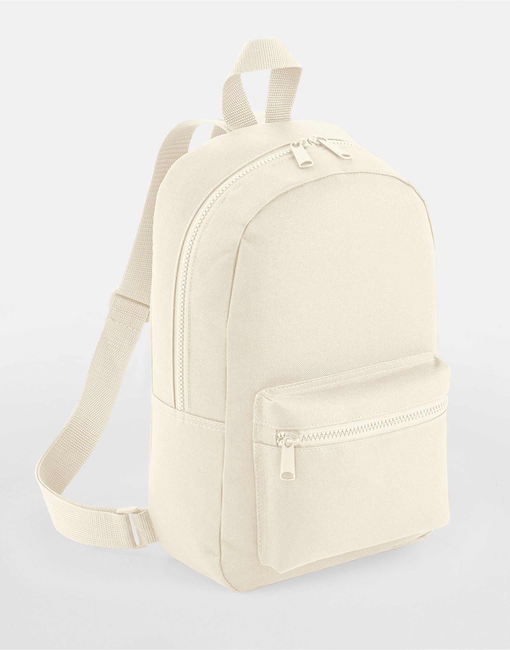 Bagbase Mini Essential Fashion Backpack BG153 - Natural O S - Customisable Bags