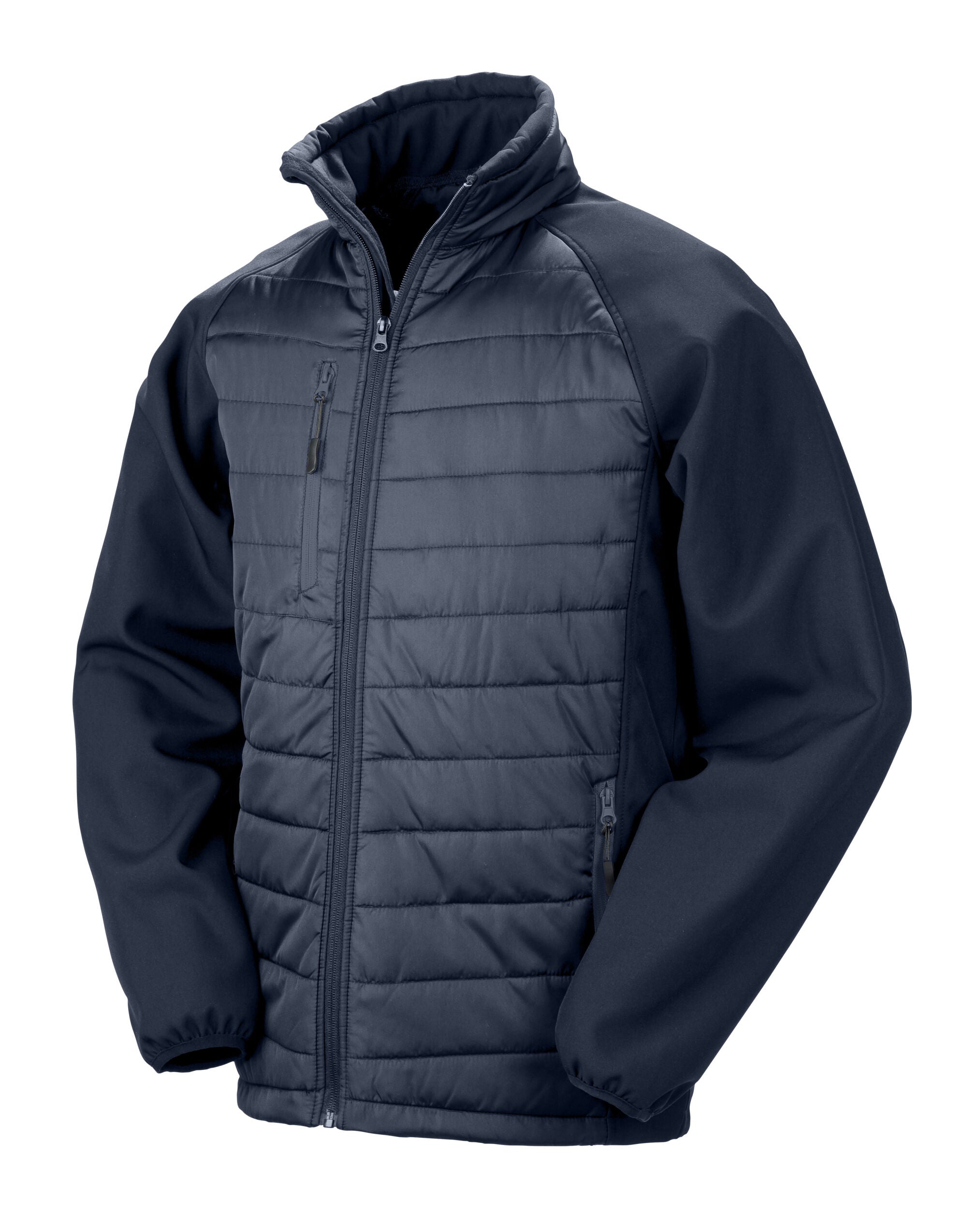 Result Black Compass Softshell Jacket R237X - Navy Navy - Customisable Softshell Jacket