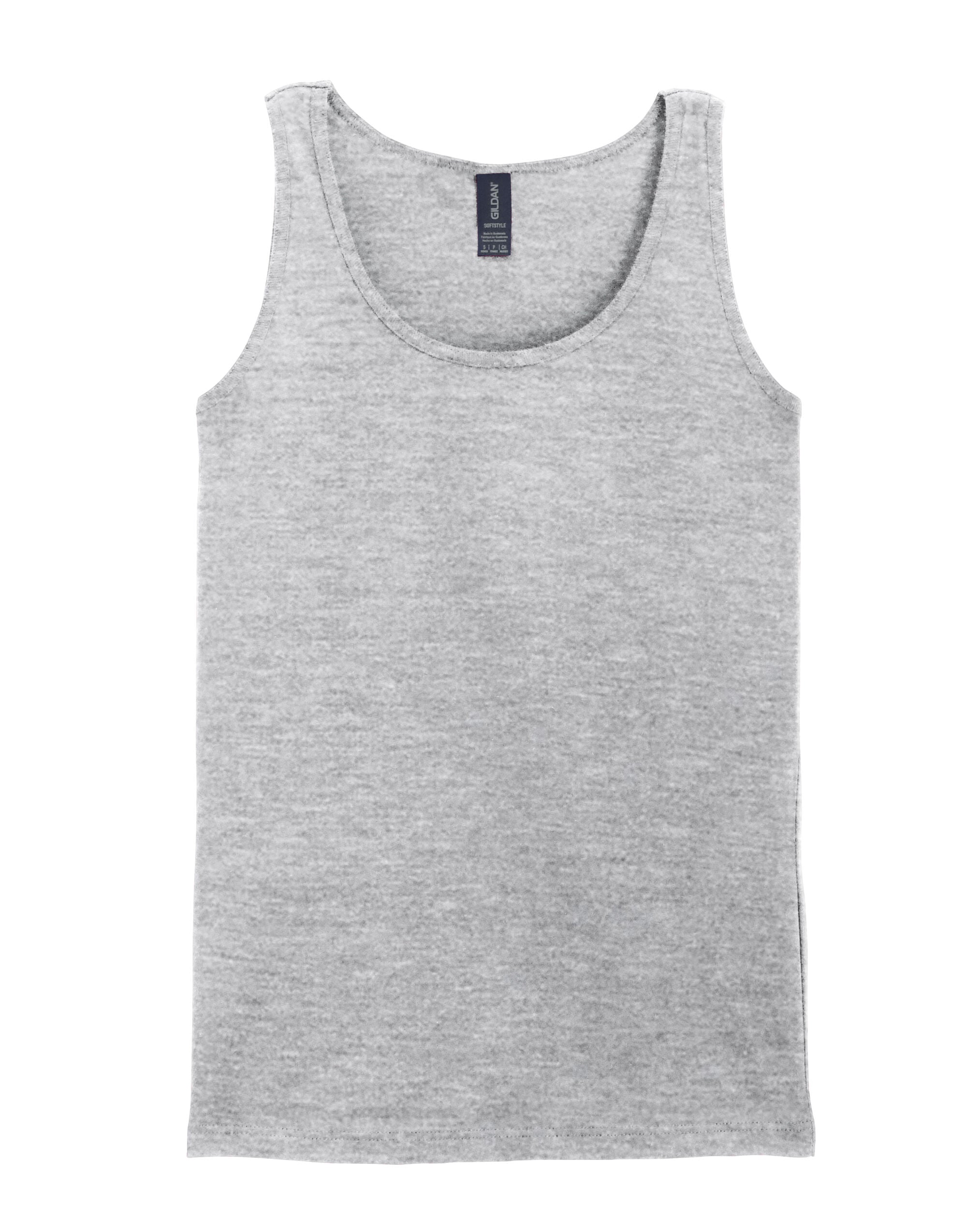Gildan Softstyle Ladies Tank Top 64200l - Sport Grey (RS) - Customisable T-Shirts