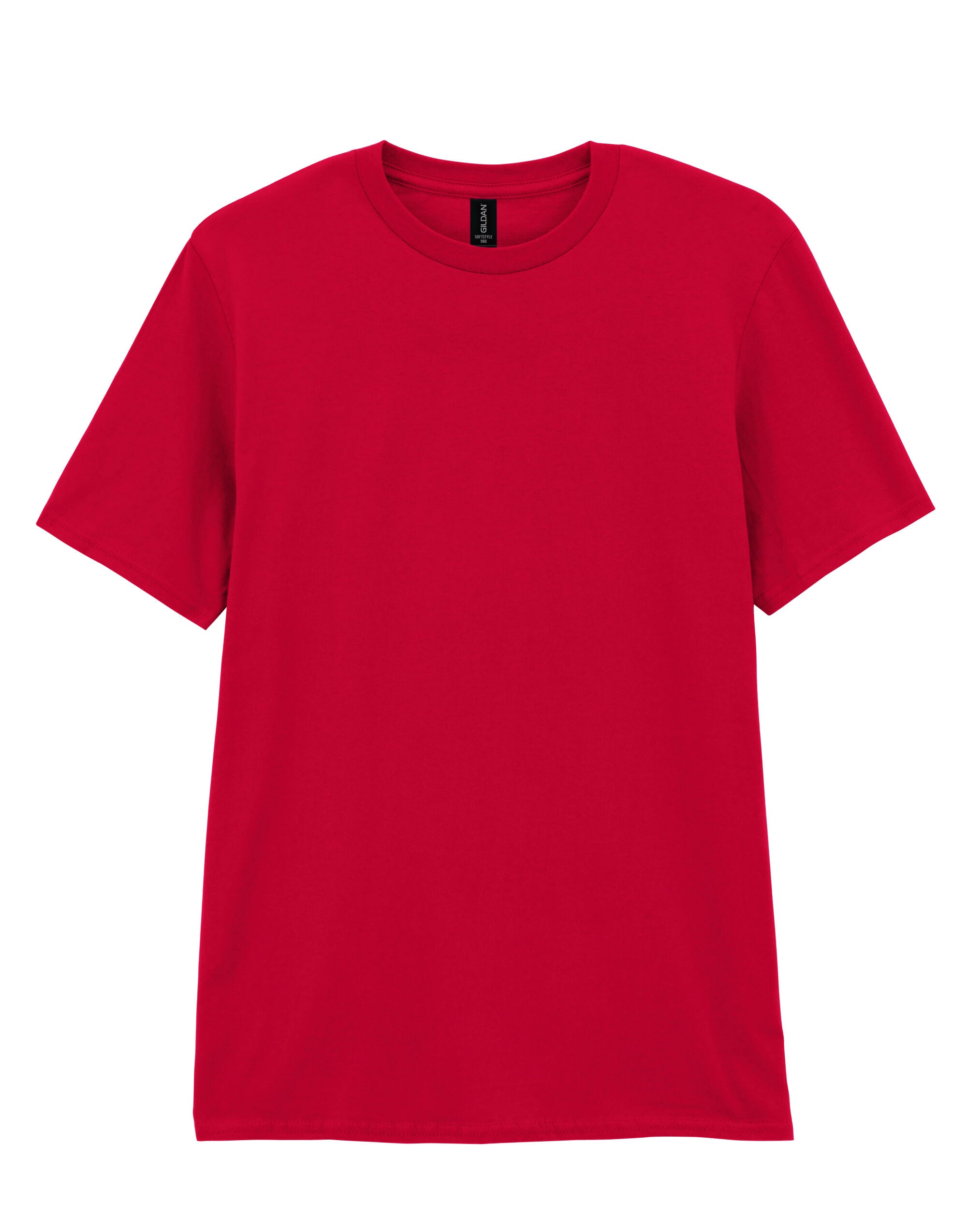 Gildan Adult T-Shirt Softstyle - True Red - Customisable T-Shirts