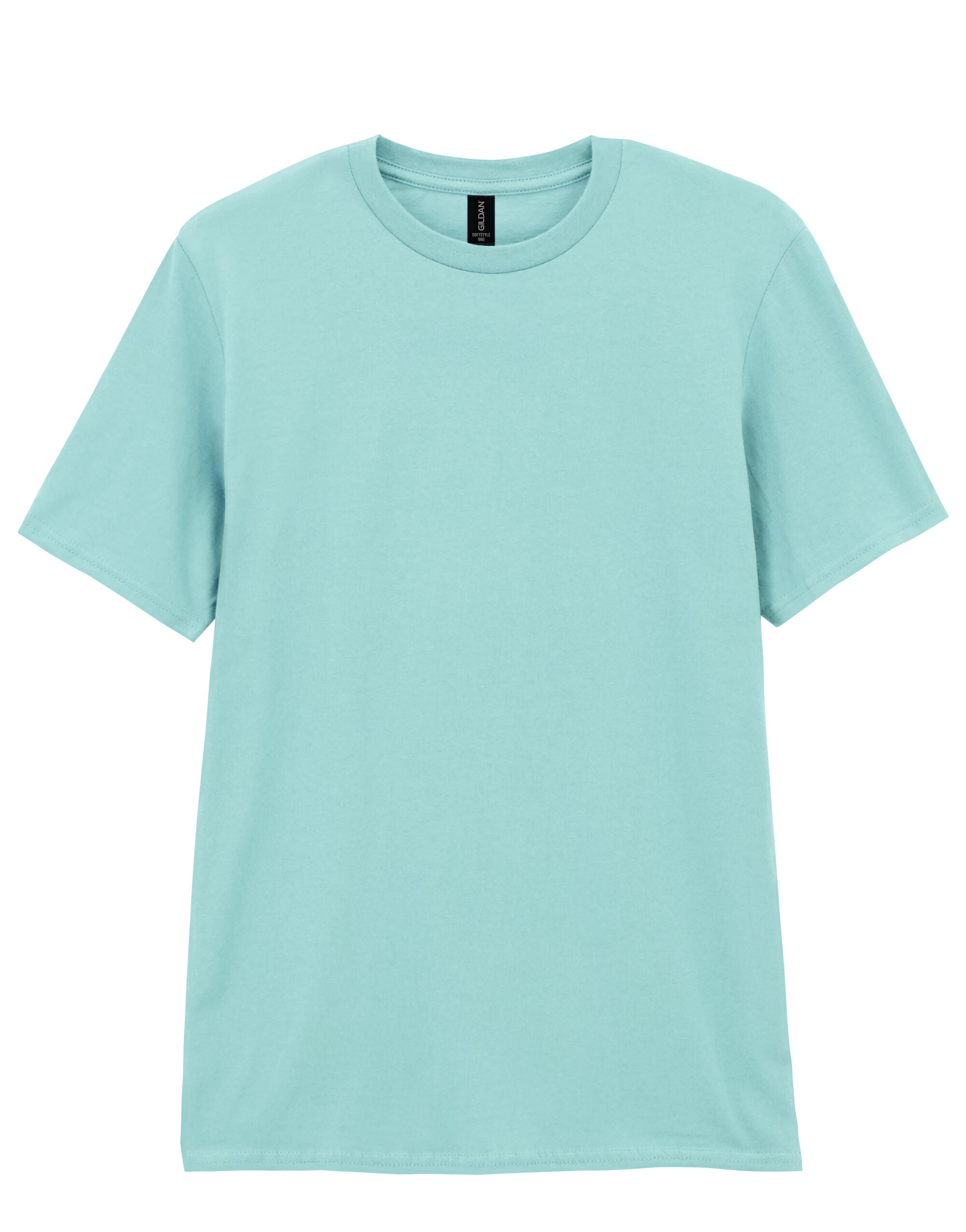 Gildan Adult T-Shirt Softstyle - Teal Ice - Customisable T-Shirts