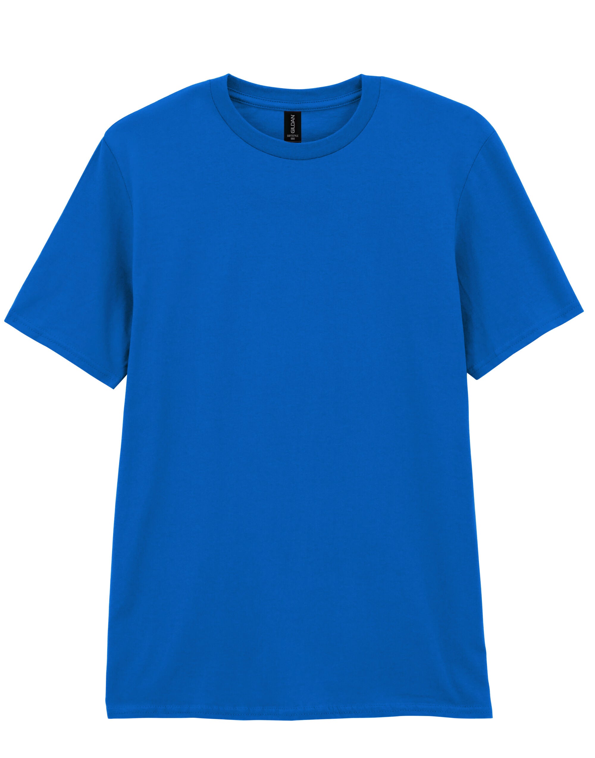 Gildan Adult T-Shirt Softstyle - Royal - Customisable T-Shirts