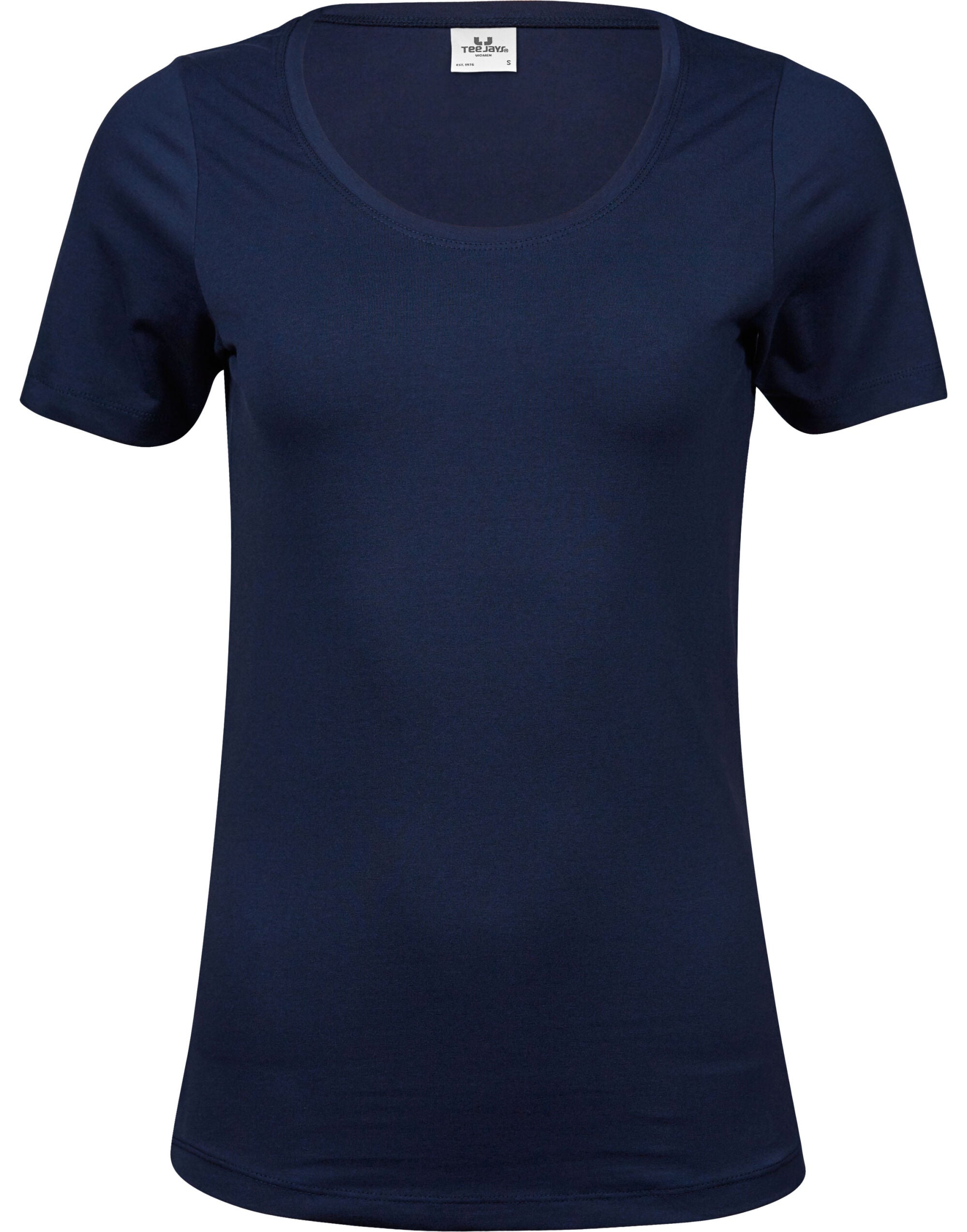 Tee Jays Ladies Stretch Tee TJ450 - Navy - Customisable T-Shirts