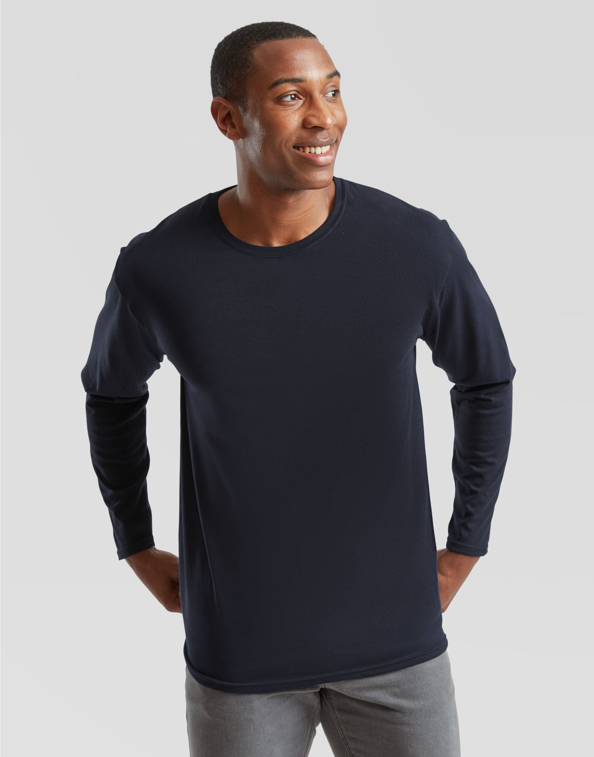 Fruit of the Loom Iconic 150 Long Sleeve T 61446 - - Customisable T-Shirts