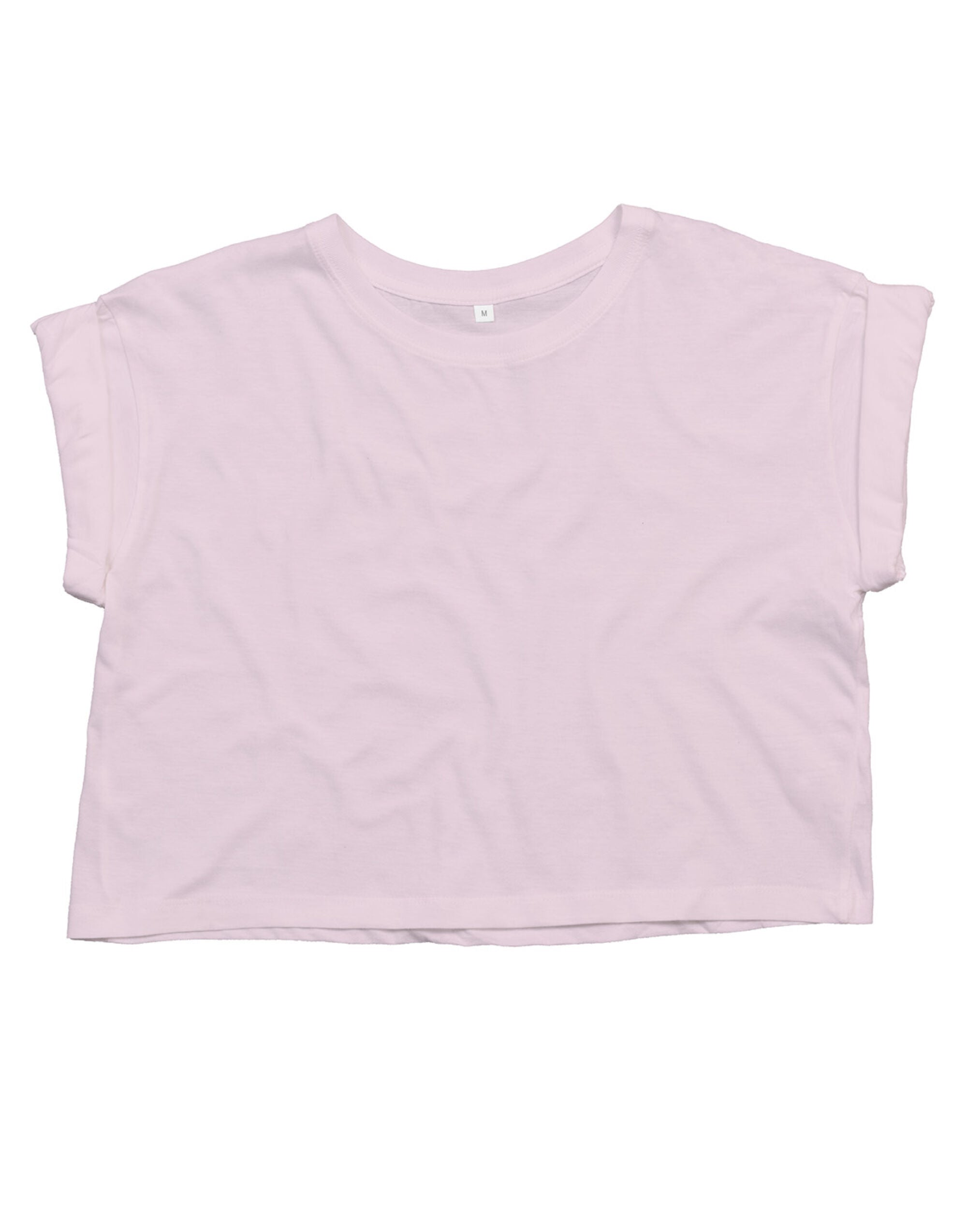 Mantis Womens Crop Top T M96 - Soft Pink - Customisable T-Shirts
