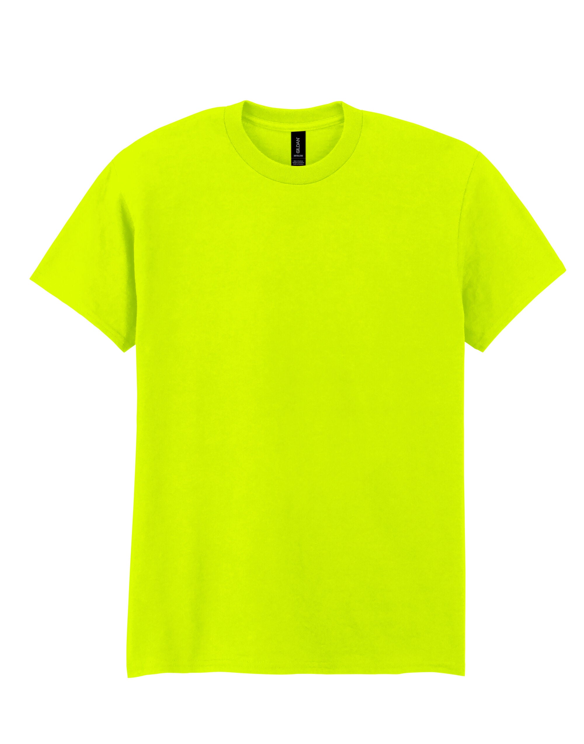 Gildan DryBlend Adult T-Shirt 8000 - Safety Green - Customisable T-Shirts