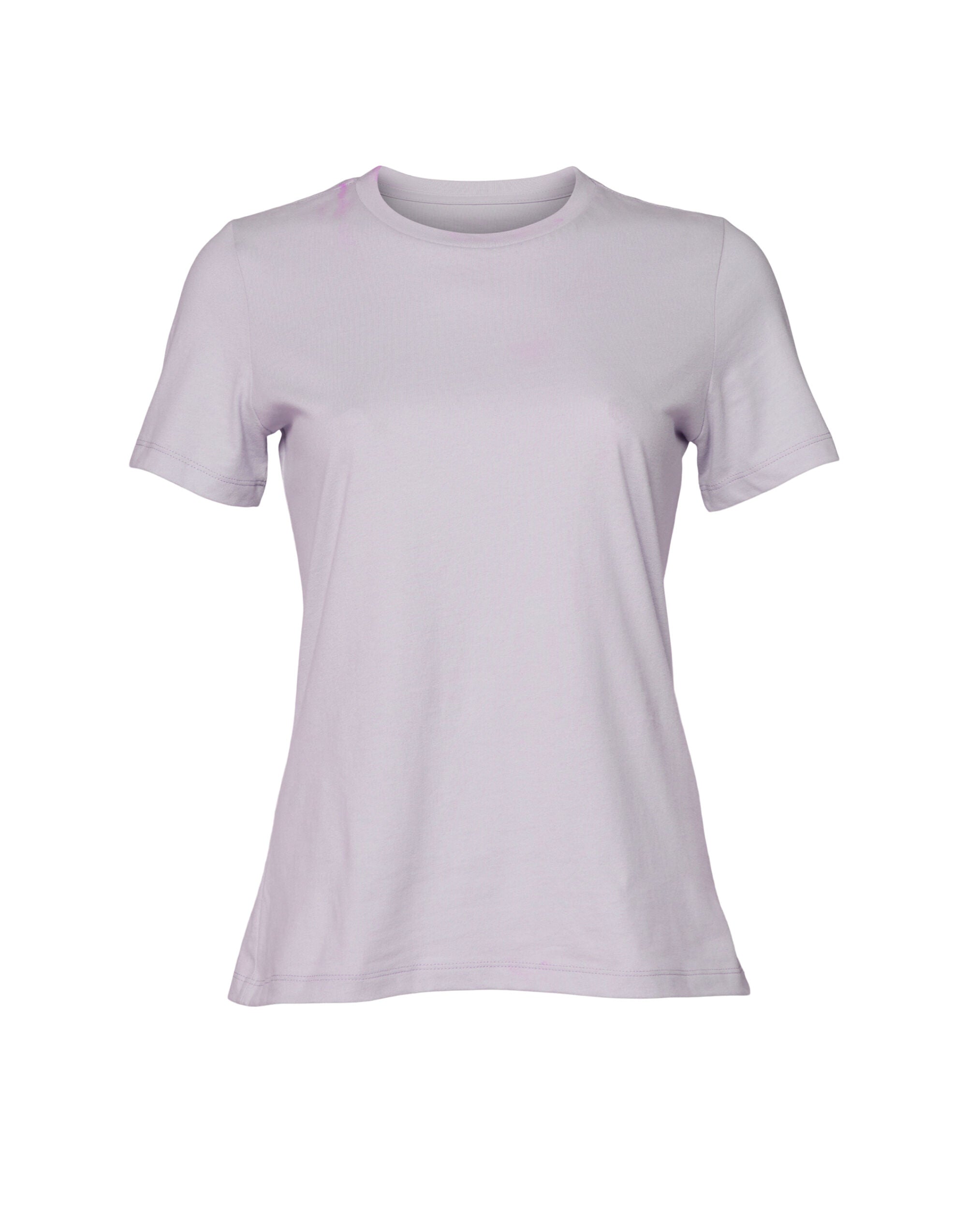 Bella Womens Relaxed Jersey S/S Tee BE6400 - Lavender Dust - Customisable